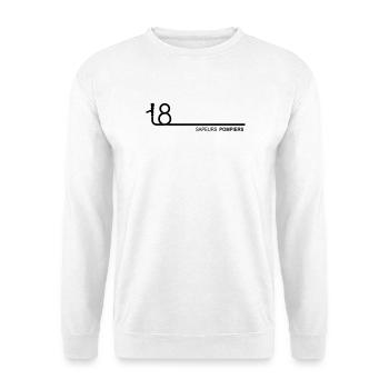 lance_18_3 - Sweat-shirt Unisexe - blanc - Devant