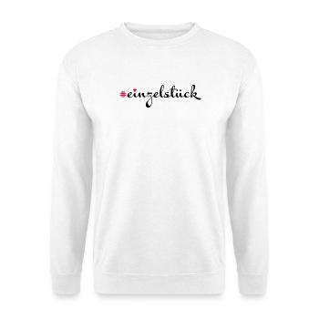 Einzelstück - Unisex Pullover - Weiß - Vorne