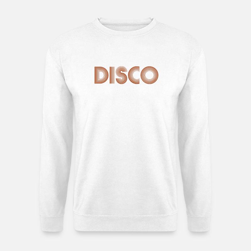 DISCO Dancing Disco Ball - Unisex Sweatshirt - white