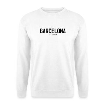 Barcelona Katalonien - Unisex Pullover - Weiß - Vorne