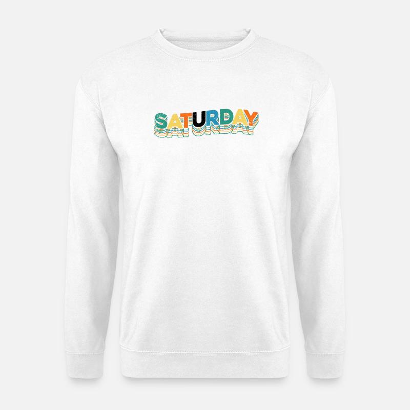 Samstag - Unisex Pullover - Weiß