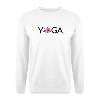 Yoga - Sweat-shirt Unisexe - blanc - Devant