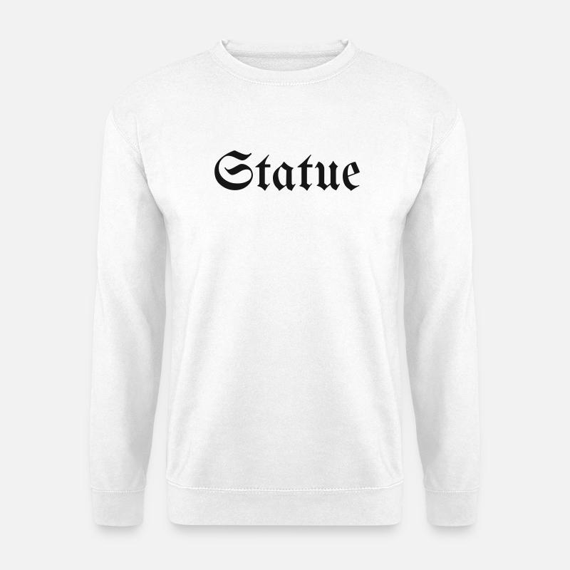 Gotische Statue - Unisex Pullover - Weiß