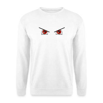 Red eyes for Halloween - Unisex Sweatshirt - white - Front