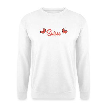 SWITZERLAND. COUNTRY. GENEVA. FLAG - Unisex Sweatshirt - white - Front
