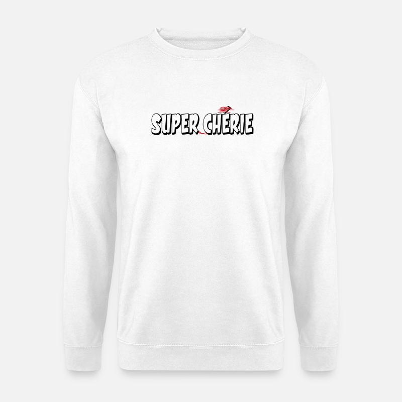 SUPER-LIEBLING - Unisex Pullover - Weiß