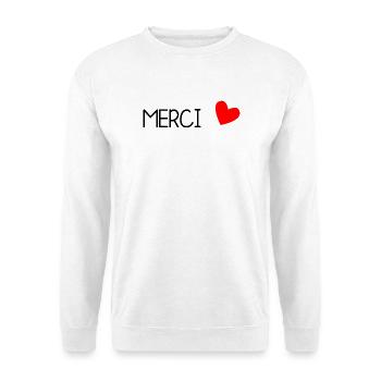 MISTRESS. MASTER. THANK YOU. THANK YOU MISTRESS. GIFT. - Unisex Sweatshirt - white - Front