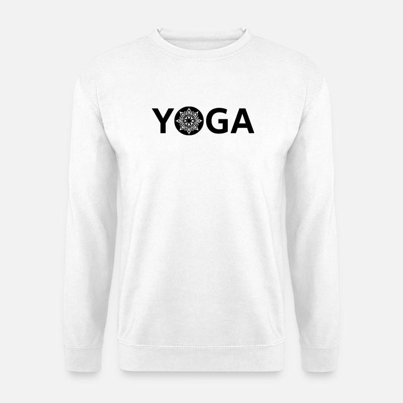 Night Glow Mandala - Unisex Sweatshirt - white