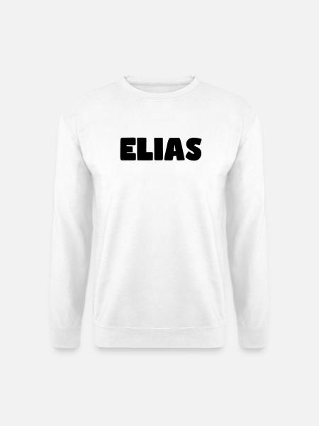 Elias Name - Unisex Sweatshirt - white