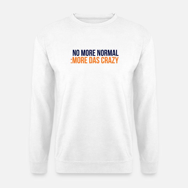 GIUDAN Jugendwort 25 Collection: no more normal - Unisex Pullover - Weiß