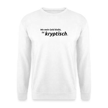 Krypto - Unisex Pullover - Weiß - Vorne