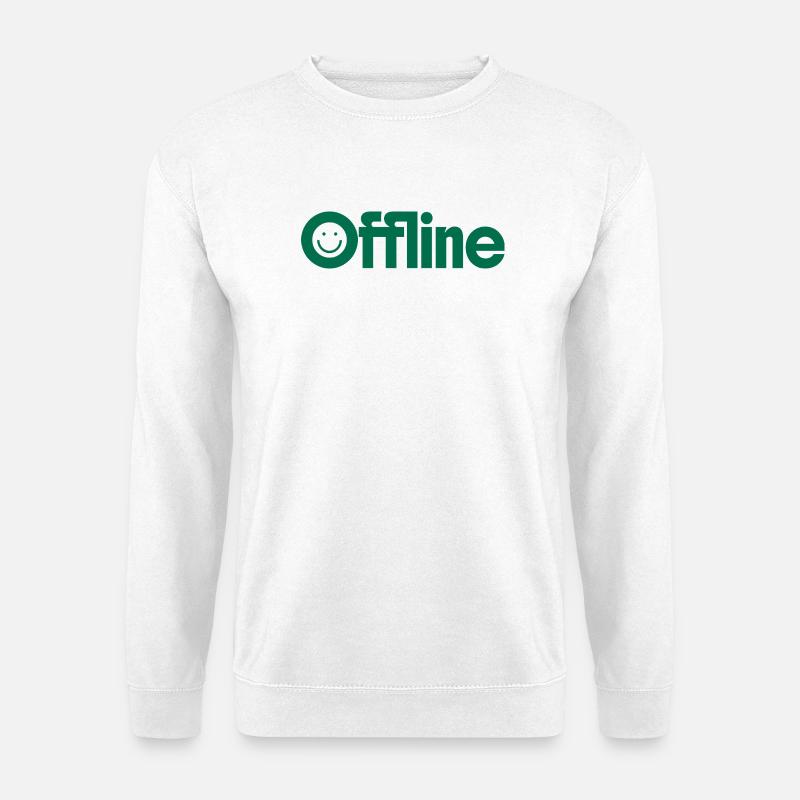 Offline Mode - Unisex Sweatshirt - white