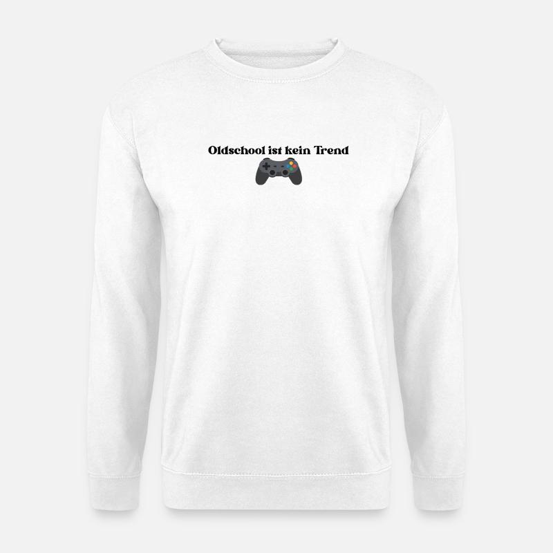 Oldschool-kein Trend - Unisex Pullover - Weiß