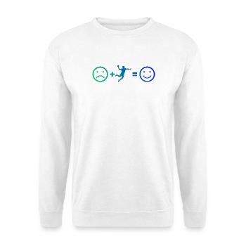 Handballspiel Geschenkidee für der Handballspieler - Unisex Pullover - Weiß - Vorne