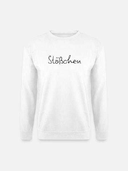 STÖßCHEN, PARTY, GESELLIGKEIT, DAYDRINKING 🥂🥂🥂 - Unisex Pullover - Weiß