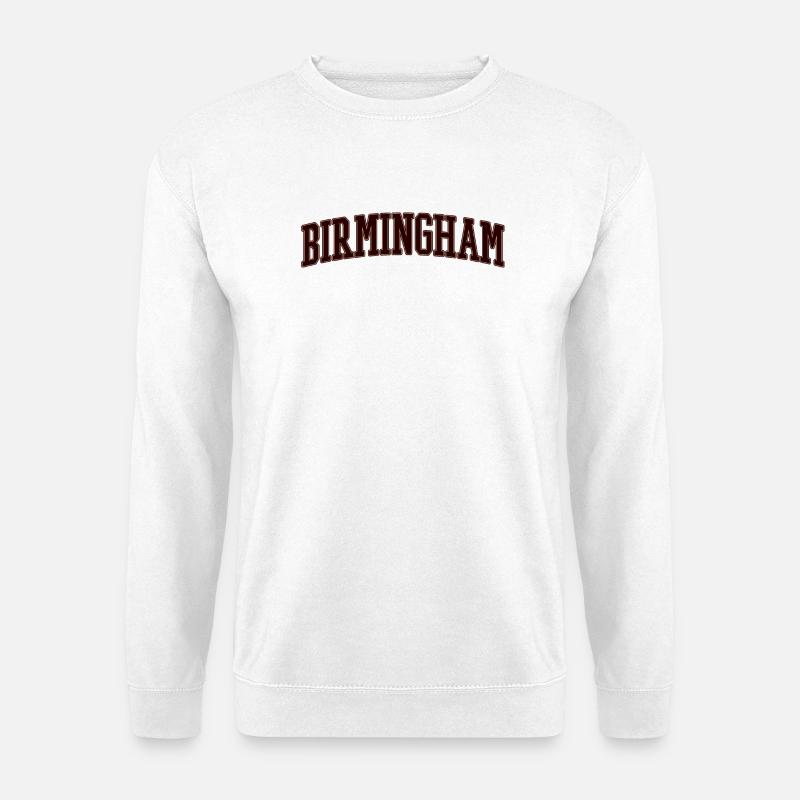 Birmingham Arch Schriftzug - Unisex Pullover - Weiß