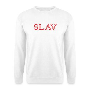SLAV Slavic Folk Slawisch - Unisex Pullover - Weiß - Vorne