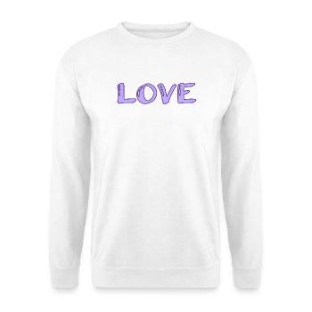 SAINT VALENTINE. bachelorette party. I LOVE YOU. I LOVE YOU. LOVE - Unisex Sweatshirt - white - Front