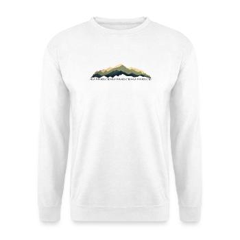 Mountain Passion 1 - Unisex Sweatshirt - white - Front