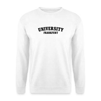 University of Frankfurt - Unisex Sweatshirt - white - Front