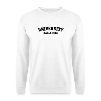 University of Karlsruhe - Unisex Sweatshirt - white - Front