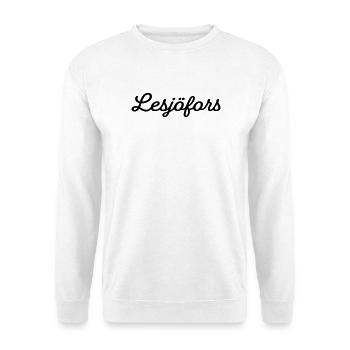 Lesjöfors noir - Sweat-shirt Unisexe - blanc - Devant