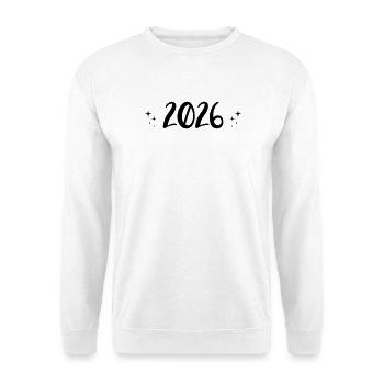 Idée de cadeau pour l’étoile de l’année 2026 - Sweat-shirt Unisexe - blanc - Devant