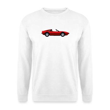 ROTER SPORTWAGEN - Unisex Pullover - Weiß - Vorne