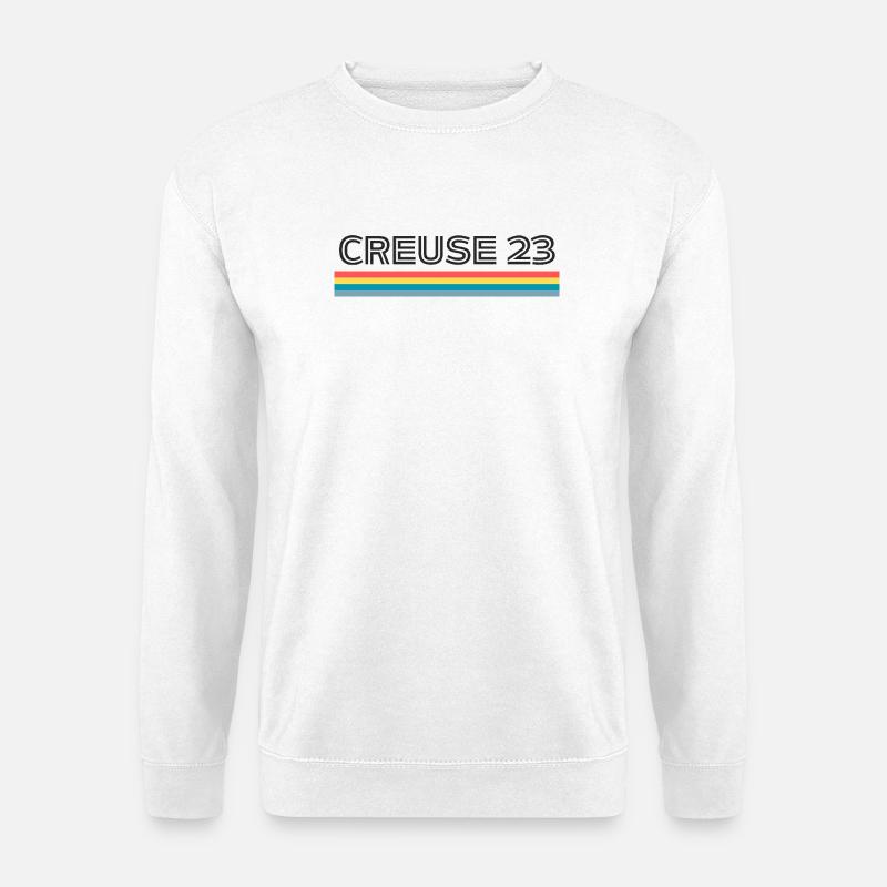 Creuse 23 Humor-Geschenk-T-Shirt - Unisex Pullover - Weiß