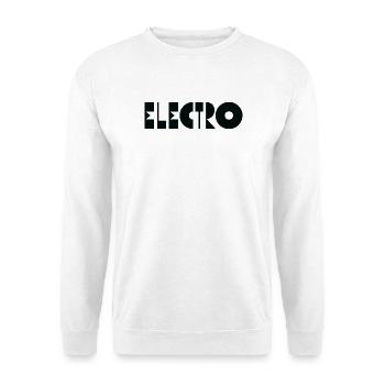 Electro music Logo - Unisex Sweatshirt - white - Front