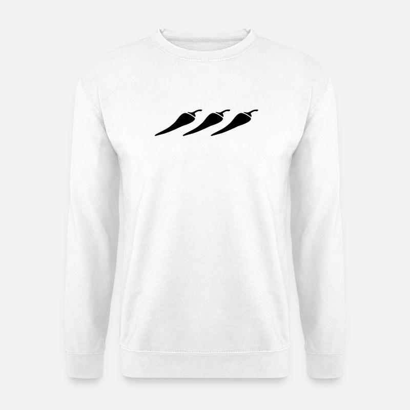 Chilischoten - Unisex Pullover - Weiß