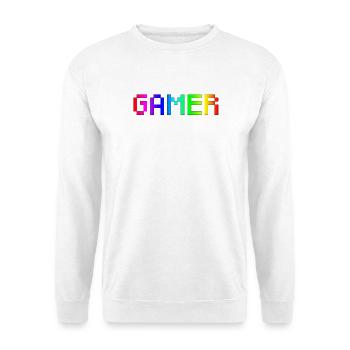 Spieler - Unisex Pullover - Weiß - Vorne