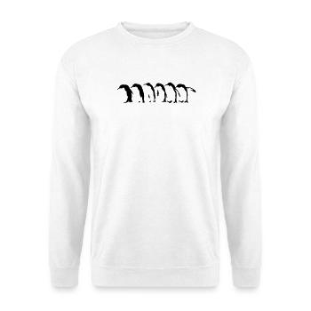 penguins - Unisex Sweatshirt - white - Front