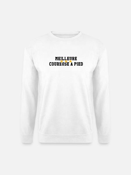 Running / Jogging / Run / Trail / Sport - Unisex Sweatshirt - white