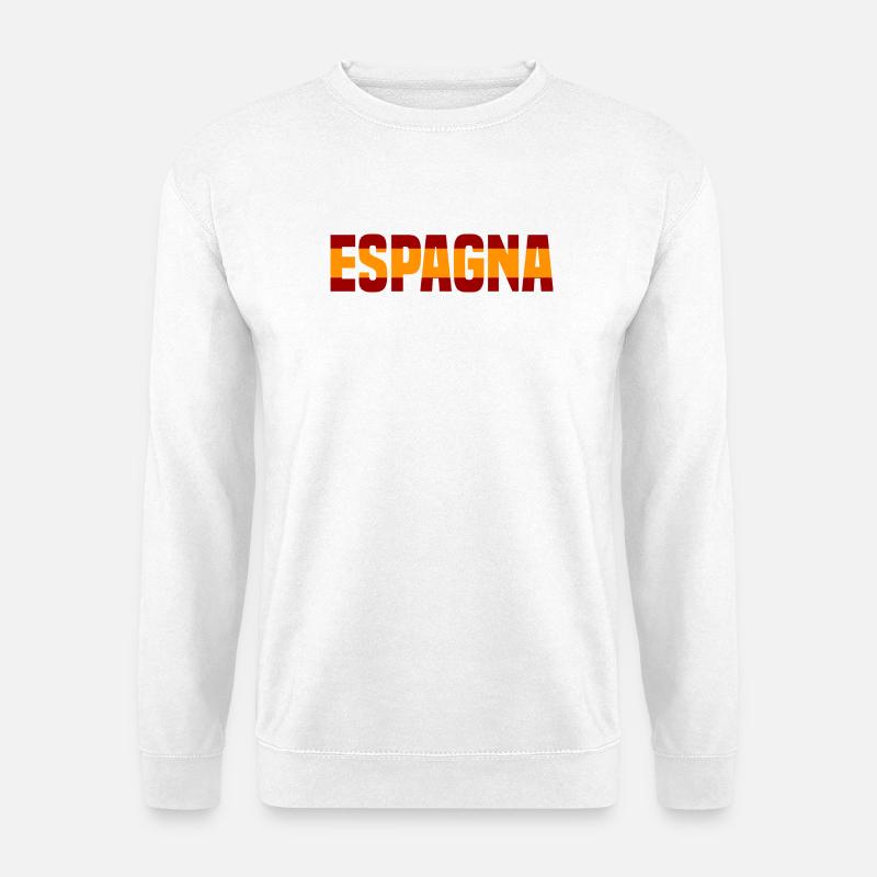 Contrasting Espagna - Unisex Sweatshirt - white