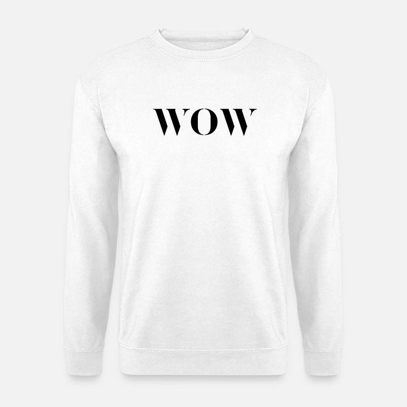 WOW - Unisex Sweatshirt - white