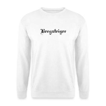 Bergsteiger - Unisex Pullover - Weiß - Vorne