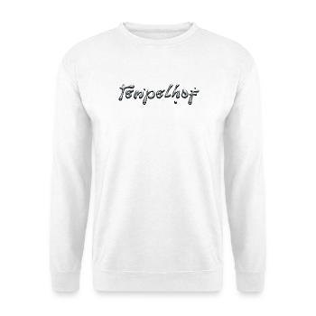 Tempelhof Liquid Chrome Typography - Unisex Sweatshirt - white - Front