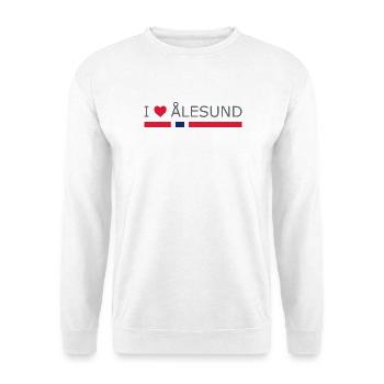 I love Alesund - Norway - Norge - Norwegen - Unisex Sweatshirt - white - Front