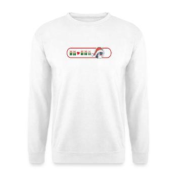 Christmas Penguin with Gifts - Unisex Sweatshirt - white - Front