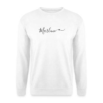 Marlene Name First Name Decorative - Unisex Sweatshirt - white - Front