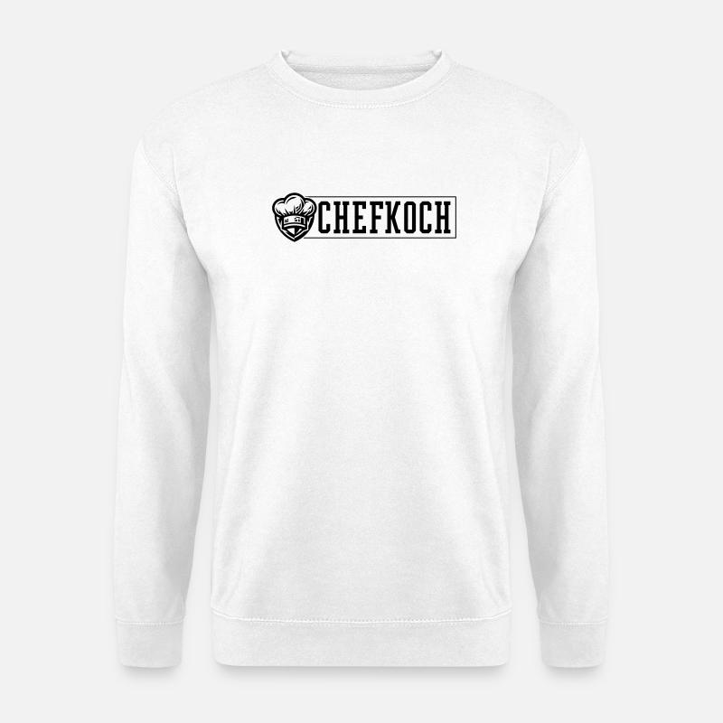 Chef Chef's Hat - Unisex Sweatshirt - white