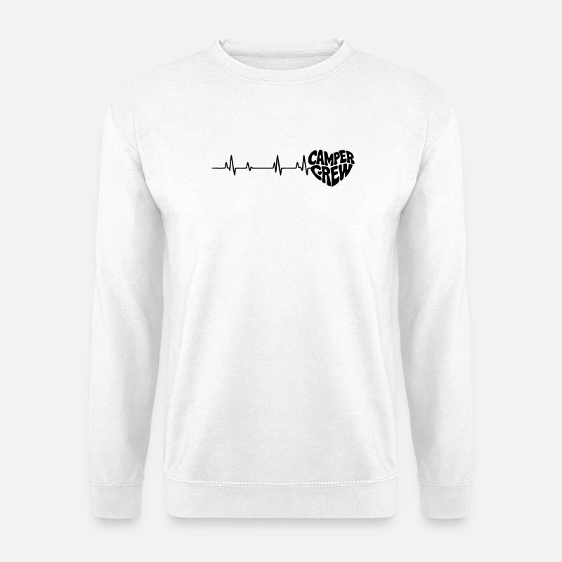 Herz_Camper - Unisex Sweatshirt - white