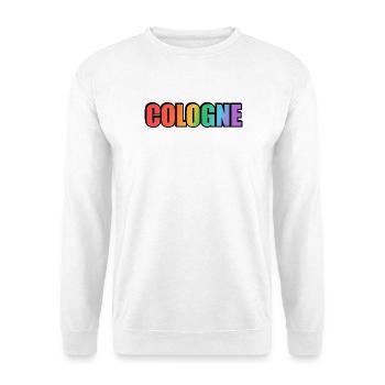 Cologne LGBTQ Rainbow Köln - Sweat-shirt Unisexe - blanc - Devant
