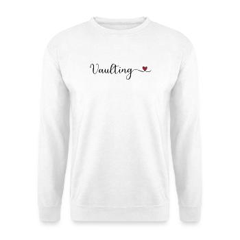 Vaulting Heart - Unisex Pullover - Weiß - Vorne