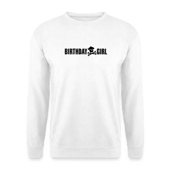 Birthday girl - Unisex Sweatshirt - white - Front