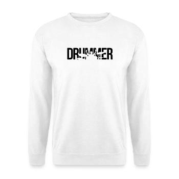 drummer - Unisex Sweatshirt - white - Front