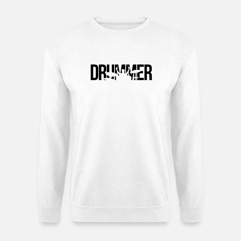 drummer - Unisex Sweatshirt - white