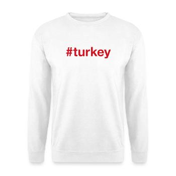 TURKEY Red - Unisex Pullover - Weiß - Vorne