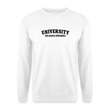 Université d’Erlangen Nuremberg - Sweat-shirt Unisexe - blanc - Devant